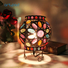 Load image into Gallery viewer, Artpad Mediterranean Sea Design Turkish Table Lamp