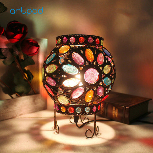 Artpad Mediterranean Sea Design Turkish Table Lamp