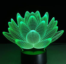Load image into Gallery viewer, Lotus Flower 3D USB LED Night Light
