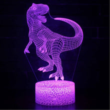 Load image into Gallery viewer, Dinosaur  theme mark 3D Lamp Game LED night