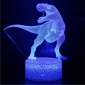 Dinosaur  theme mark 3D Lamp Game LED night