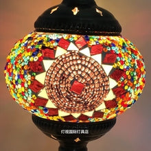 Load image into Gallery viewer, Artpad Retro Romantic Manual Coloured Turkish Table Lamp