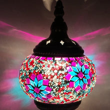 Load image into Gallery viewer, Artpad Retro Romantic Manual Coloured Turkish Table Lamp