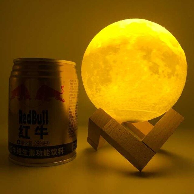 3D Printing Moon Lamps